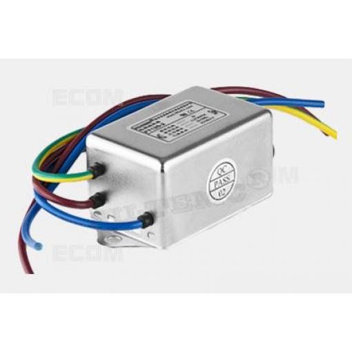 LC filtr RLC FT120-6-W, 250 V / 6 A, drátové vývody