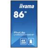 Iiyama ProLite LH8665UHSB-B1 displej Digital Signage Energetická třída (EEK2021): E (A - G) 218.4 cm (86 palec) 3840 x 2160 Pixel Funkce proti vzplanutí,