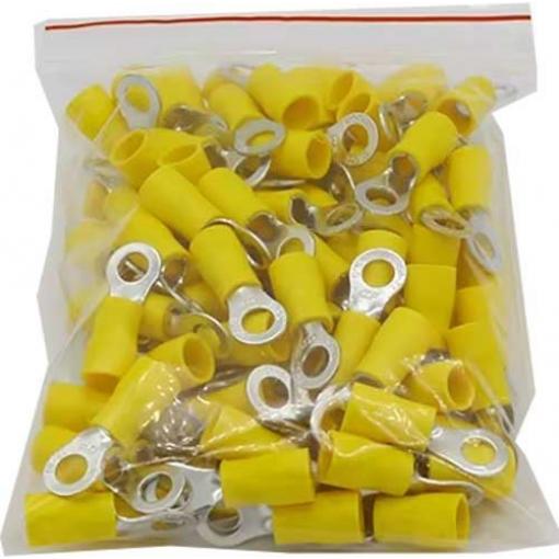 Kabelové oko 5,3 mm žluté RV 5,5-5, balení 100 ks