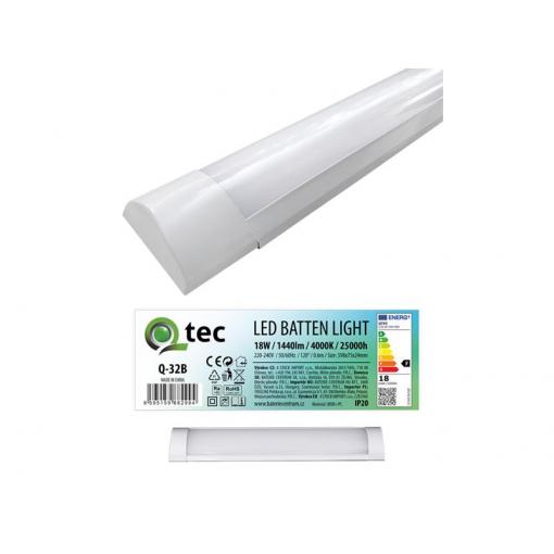 Svítidlo pod linku QTEC Q-32B 18W LED BATTEN LIGHT