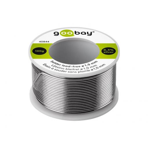 Cín 1.0mm 100g 99,3%Sn 0,7%Cu GOOBAY 40844