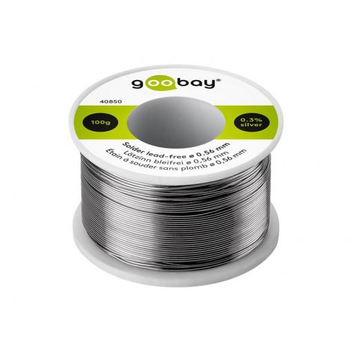 Cín 0.56mm 100g 99,3%Sn 0,7%Cu GOOBAY 40850