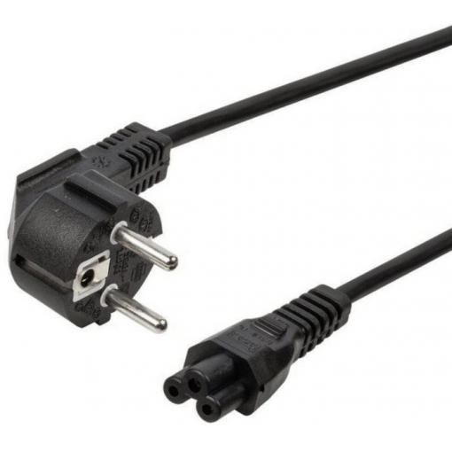 Napájecí kabel pro notebook 3×0,75 mm², 1 m, CEE 7/7 → IEC C5