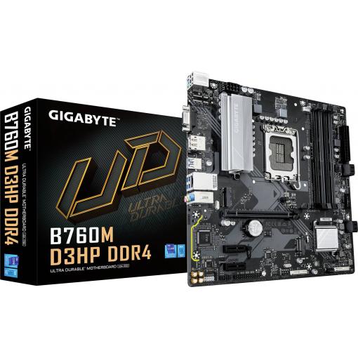 Gigabyte B760M D3HP DDR4 Základní deska Socket (PC) Intel® 1700 Tvarový faktor Micro-ATX Čipová sada základní desky Intel® B760 Express