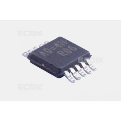 A/D převodník MCP33141-05-E/MS, 12 bit, SPI, 500 ksps, MSOP10