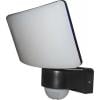 Nástěnné LED světlo s PIR detektorem ST61, 230 V / 30 W, IP65, černé