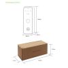 2MPx WIFI P2P TUYA videozvonek s biometrickou a RFID čtečkou | ZONEWAY V4-F