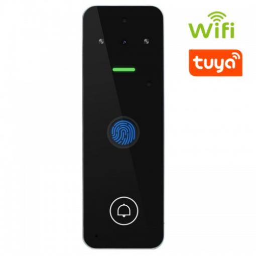 2MPx WIFI P2P TUYA videozvonek s biometrickou a RFID čtečkou | ZONEWAY V4-F