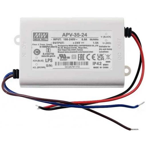 LED driver Mean Well APV-35-24, 24 V DC / 35 W