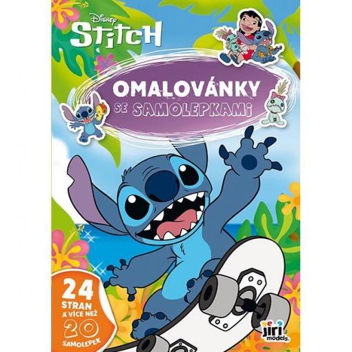 Omalovánky A4 Lilo & Stitch se samolepkami