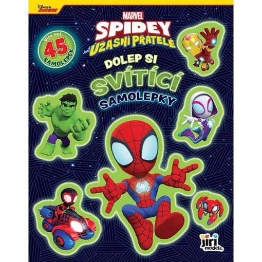 Dolep si svítící samolepky Spidey, 12 stran + 4 strany samolepek