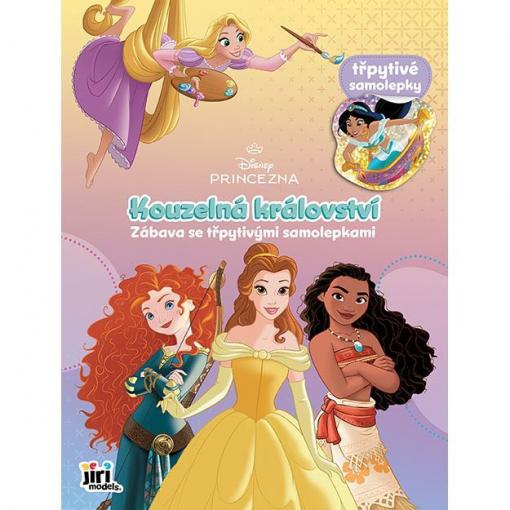 Samolepková knížka Disney Princezny se třpytivými samolepkami