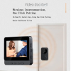 AZBELL02 - bezdrátový chytrý videozvonek s nočním viděním – 1080P HD Rozlišení