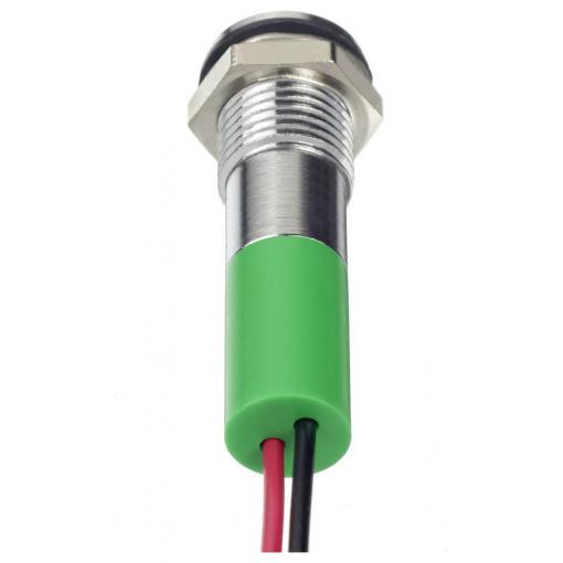 APEM Q8R3CXXG12E indikační LED zelená Recessd 60 mcd