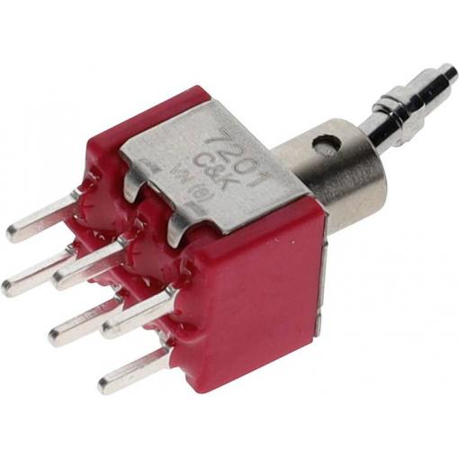 C & K Switches 7201L40D9CQE Toggle Switch 7000 Series páčkový spínač 1 ks