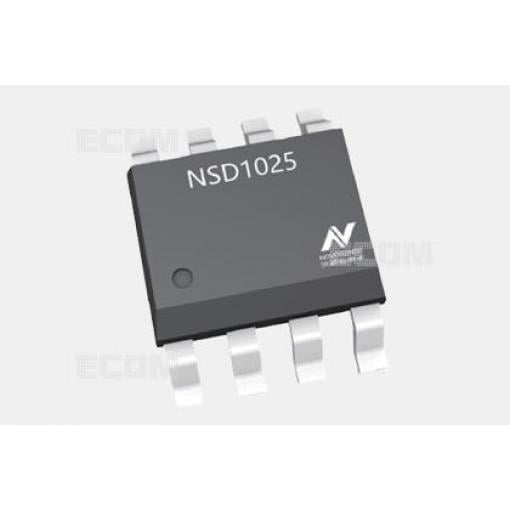 Budič MOSFET NSD1025E-DHMSR, 2kanálový, 5 A, MSOP-8