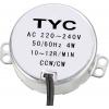 Synchronní motorek 49KTYZ, 230 V AC / 4 W, 10 RPM s převodovkou