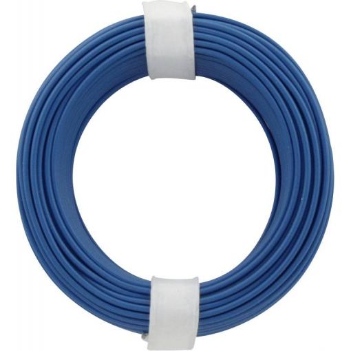 Donau Elektronik 118-2 lanko/ licna, 1 x 0.14 mm², modrá, 10 m
