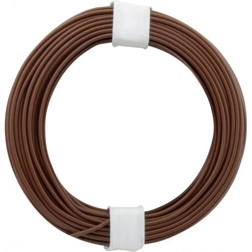 Donau Elektronik 118-8 lanko/ licna, 1 x 0.14 mm², hnědá, 10 m