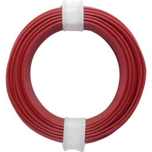 Donau Elektronik 118-0 lanko/ licna, 1 x 0.14 mm², červená, 10 m