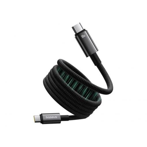 Kabel BASEUS Tungsten Gold USB-C/USB-C 1m Black 100W