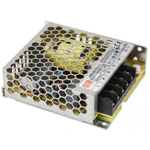 Průmyslový zdroj Mean Well LRS-35-12, 12 V / 35 W, spínaný