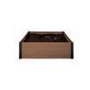Vyvýšený záhon KETER Maple Square Brown