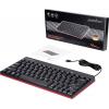 Perixx Perixx 11670, Mini, USB, Membran Key Switch, QWERTY, Schwarz USB klávesnice německá, QWERTZ černá USB konektor