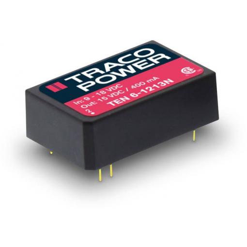 TracoPower TEN 6-1223N DC/DC měnič napětí do DPS 12 V/DC 15 V/DC, -15 V/DC 200 mA 6 W Počet výstupů: 2 x Obsah 1 ks