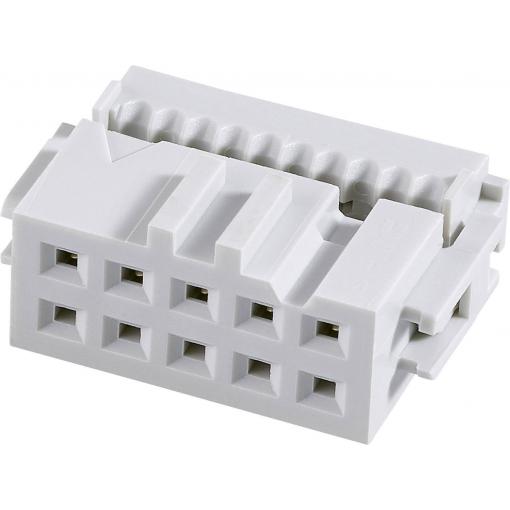 FCI 71600-106LF konektor pro ploché kabely Rastr (rozteč): 2.54 mm Počet pólů: 6 Počet řádků: 2 1 ks