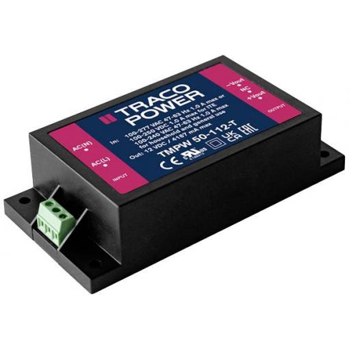TracoPower TMPW 50-124-T AC/DC zdroj do DPS 24 V/DC 2.1 A 50 W
