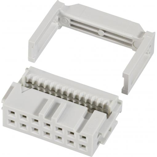 FCI 71600-006LF konektor pro ploché kabely s odlehčením tahu Rastr (rozteč): 2.54 mm Počet pólů: 6 Počet řádků: 2 1 ks