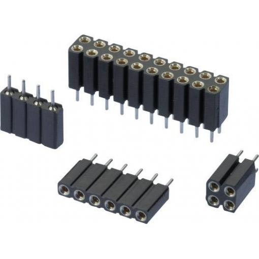 W & P Products precizní dutinková lišta Počet řádků: 1 Počet kontaktů v řadě: 50 153-050-1-50-00 1 ks
