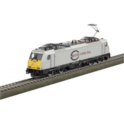 TRIX H0 25804 Elektrická lokomotiva H0 BR 186 euro Cargo Rail