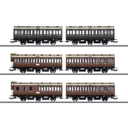 Märklin 42047 6dílná sada nákladního vozu KPEV H0