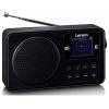 Lenco PDR-033BK A005659 přenosné rádio, DAB+, FM, černá
