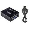 Maxtrack CS40L VGA / HDMI adaptér [1x VGA zásuvka, jack zásuvka 3,5 mm - 1x HDMI zásuvka] černá