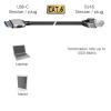Maxtrack USB 3.0 / RJ45 síťový adaptér CAT 6 [1x USB 3.0 - 1x RJ45 zástrčka] 2 m černá