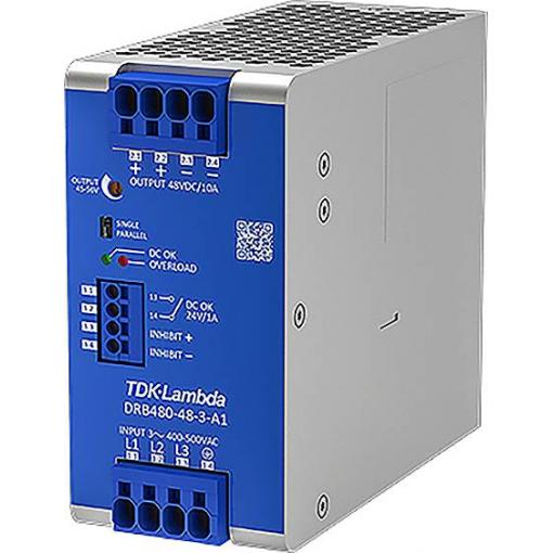 TDK DRB480-48-3-A1 síťový zdroj na DIN lištu 85 V/DC 6.7 A 480 W Počet výstupů:1 x Obsah 1 ks