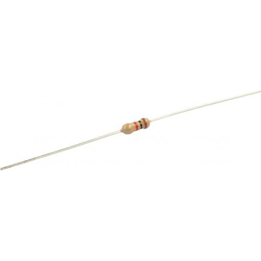 Yageo CFR25J220KH CFR-25JT-52-220K uhlíkový rezistor 220 kΩ axiální 0207 0.25 W 5 % 1 ks