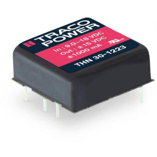 TracoPower THN 30-2413 DC/DC měnič napětí do DPS 24 V/DC 15 V/DC 2.5 A 30 W Počet výstupů: 1 x Obsah 1 ks
