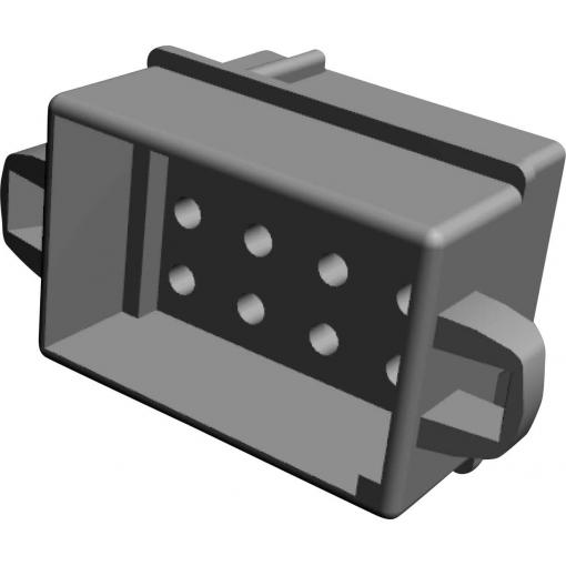 TE Connectivity MATE-N-LOK zástrčkový konektor na kabel 12, rozteč 5.08 mm, 1-480278-0, 1 ks