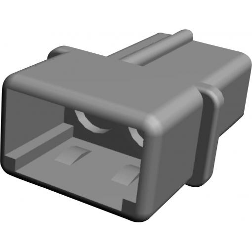 TE Connectivity MATE-N-LOK zástrčkový konektor na kabel 2, rozteč 5.08 mm, 1-480319-0, 1 ks