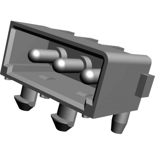 TE Connectivity MATE-N-LOK konektor do DPS 3, rozteč 5.08 mm, 643488-1, 1 ks