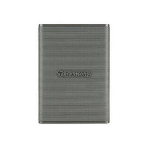 Transcend 1 TB, externí SSD disk, USB-C® USB 3.2 (Gen 2x2), USB-A, šedá