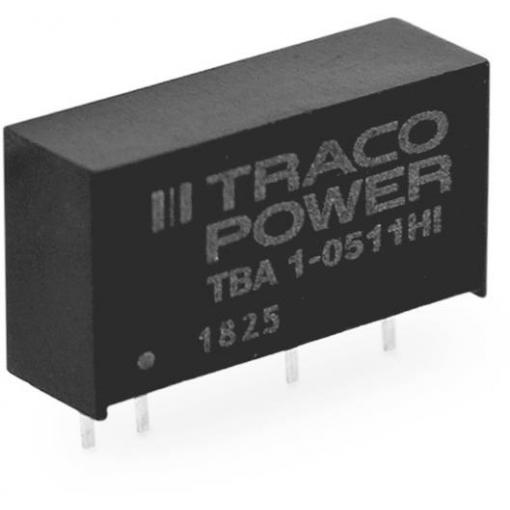 TracoPower TBA 1-0513HI DC/DC měnič napětí do DPS 66 mA 1 W Počet výstupů: 1 x Obsah 1 ks