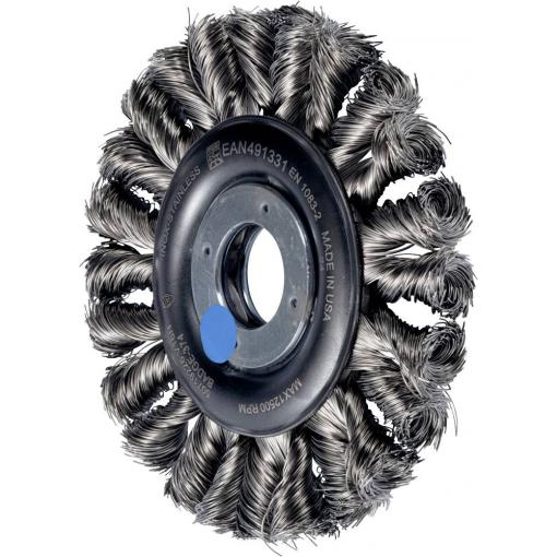PFERD TOOLS Kulatý PFERD KOMBITWIST opft RBG HD Ø 115 x 12 x 22,2 mm, nerezový drát Ø 0,35 mm POS RBG 11512/22,2 CT INOX 0,35 HD 43312012 1 ks
