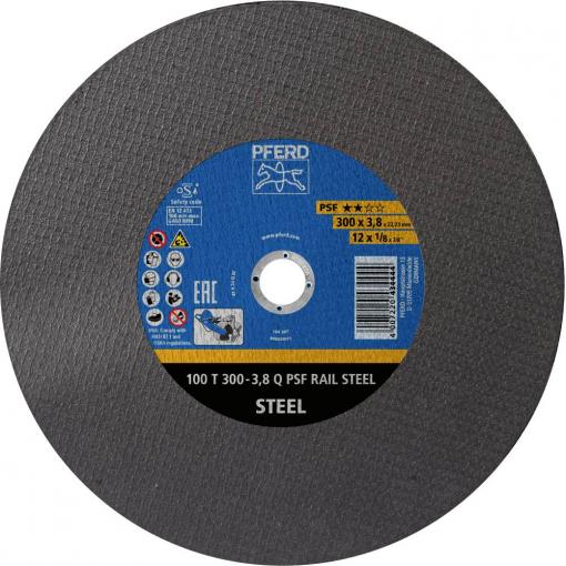 PFERD TOOLS 100T 300-3,8 Q PSF RAIL STEEL/22,23 73001231 Řezný kotouč 300 mm 20 ks ocel