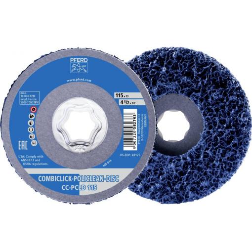 PFERD TOOLS 44692275 PFERD COMBICLICK POLICLEAN Plus PCLD 115 mm 5 ks