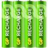 GP Recharge akumulátor AAA, Ni-MH, 800 mAh, 1.2 V, 4 ks